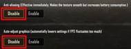 Anti-aliasing options